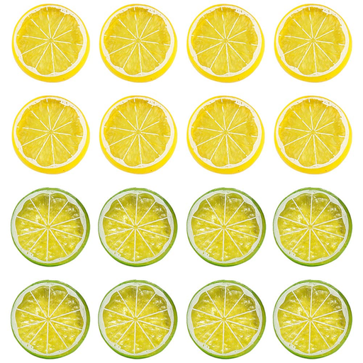 20-Piece Artificial Lime Slices 