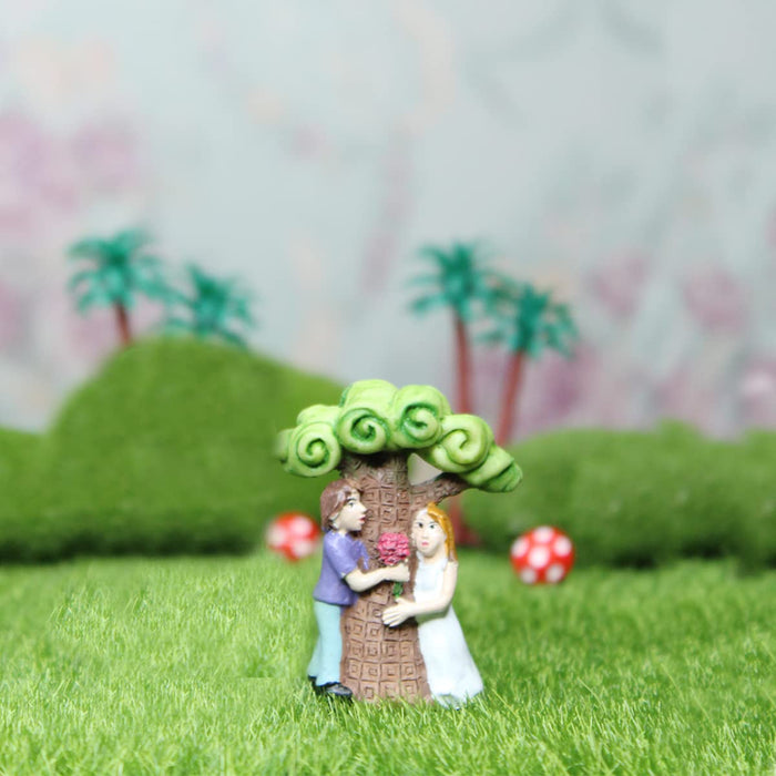 Couple under the tree Miniature Toys Fairy Garden Couple-A
