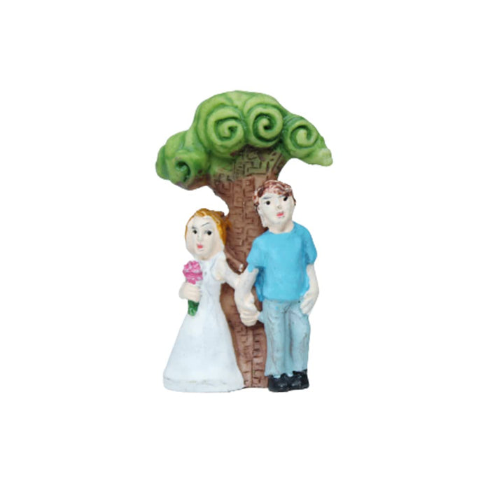 Couple under the tree Miniature Toys Fairy Garden Couple-B