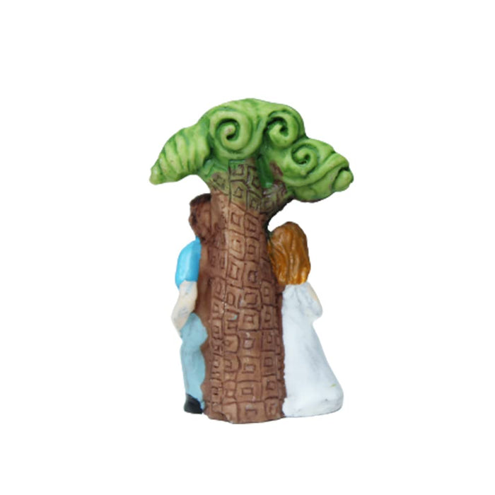 Couple under the tree Miniature Toys Fairy Garden Couple-B