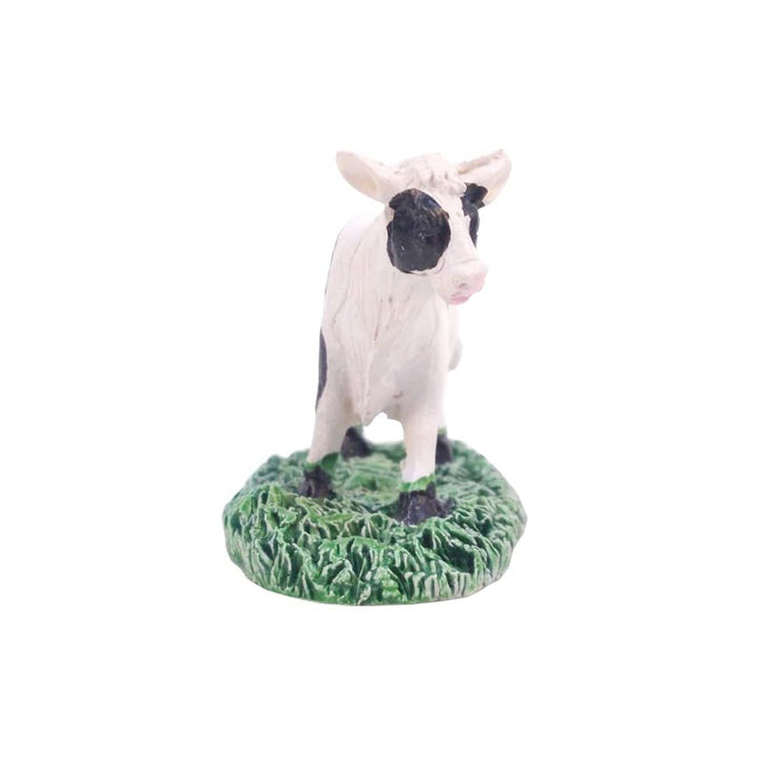 (2 Pc/Set) Cow on Grass Set Garden/Bonsai Miniature for Landscape Decoration