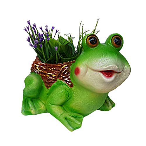 Cute Outdoor Frog Planter  for home and garden decor