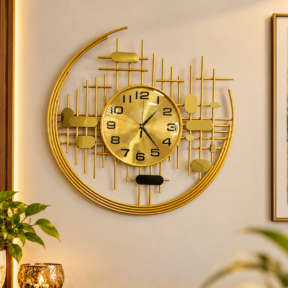Wall Decor- Luxury Moon wall Clock