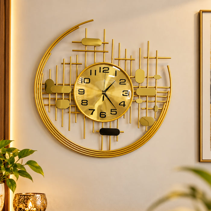 Wall Decor- Luxury Moon wall Clock
