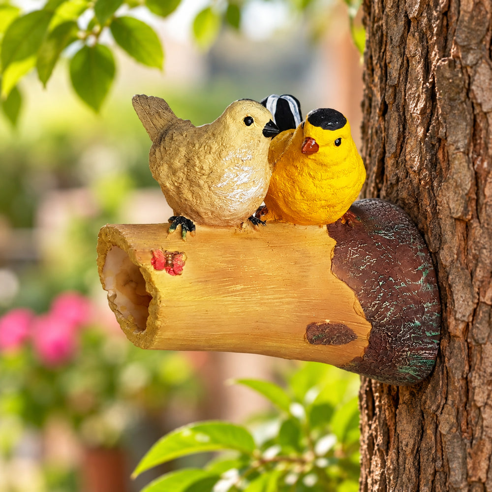 Two Birds on on Tree Branch for Home and Balcony Decorartion