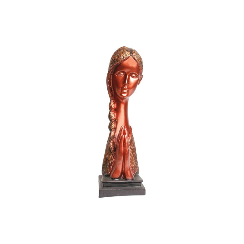 Style 3 Namaste Folded Hands Lady statue for home decor, home decoration, gift, gifting