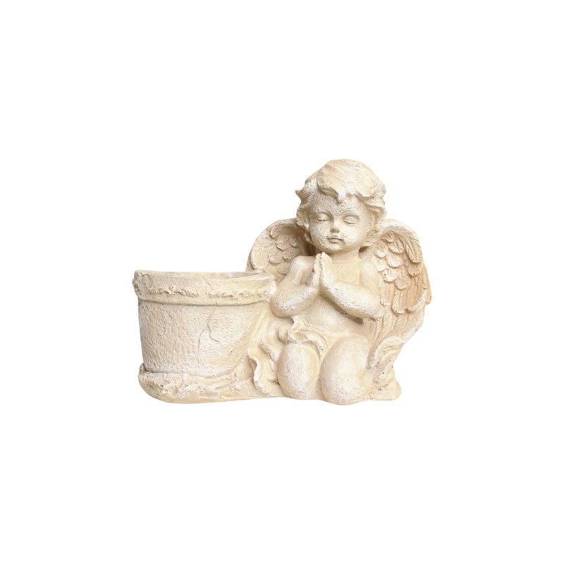 Wonderland Style 2 Praying Angel with Planter, pot, container, for home decoration, garden decoration