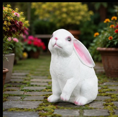 (Set of 2) Very Big Rabbits Statue for Garden Decoration