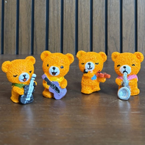 4 Pc Miniature  Bear Set |