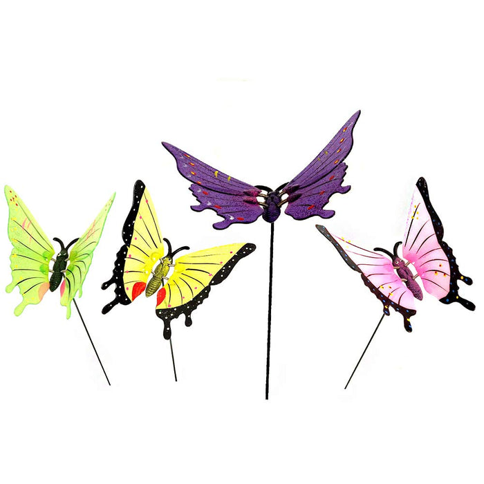 4 PiecePVC & Metal 6 inch Butterfly