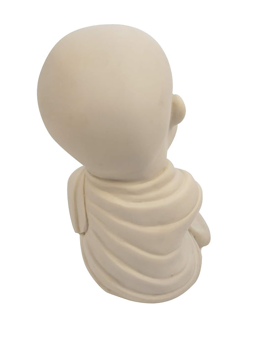 Baby Monk Sitting with Folded Hands (Buddha Statue, Monk Statue, Garden Statue, Outdoor décor, Resin décor) (Feng Shui Items, Zen Garden)