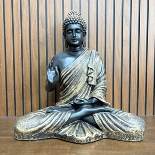 Resin Meditating Buddha Figurine