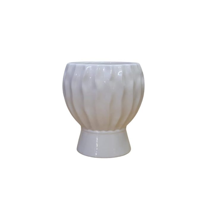 Modern Small Round Ceramic Flower Planter