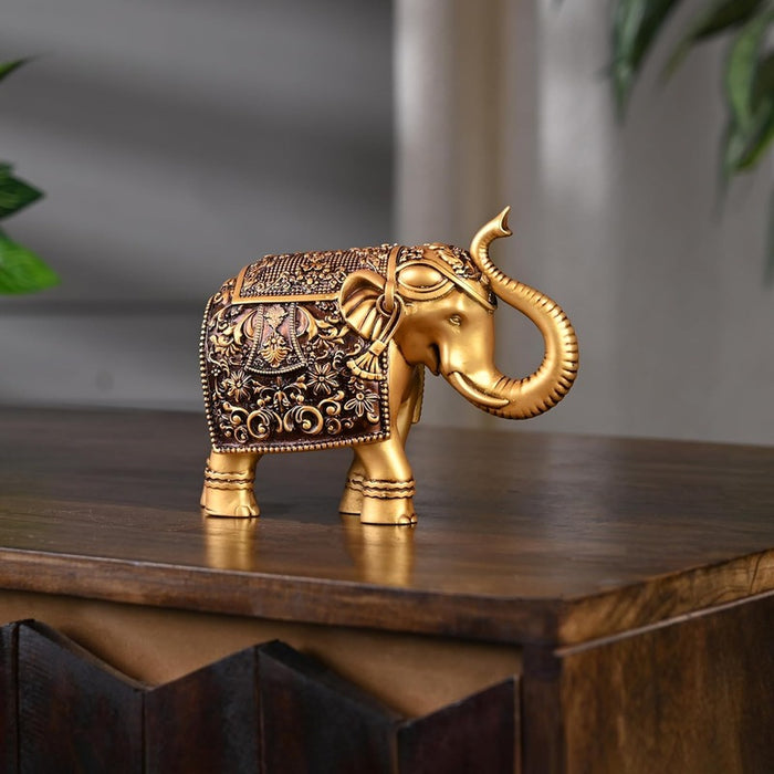 Handcrafted Resin Elephant Figurine |