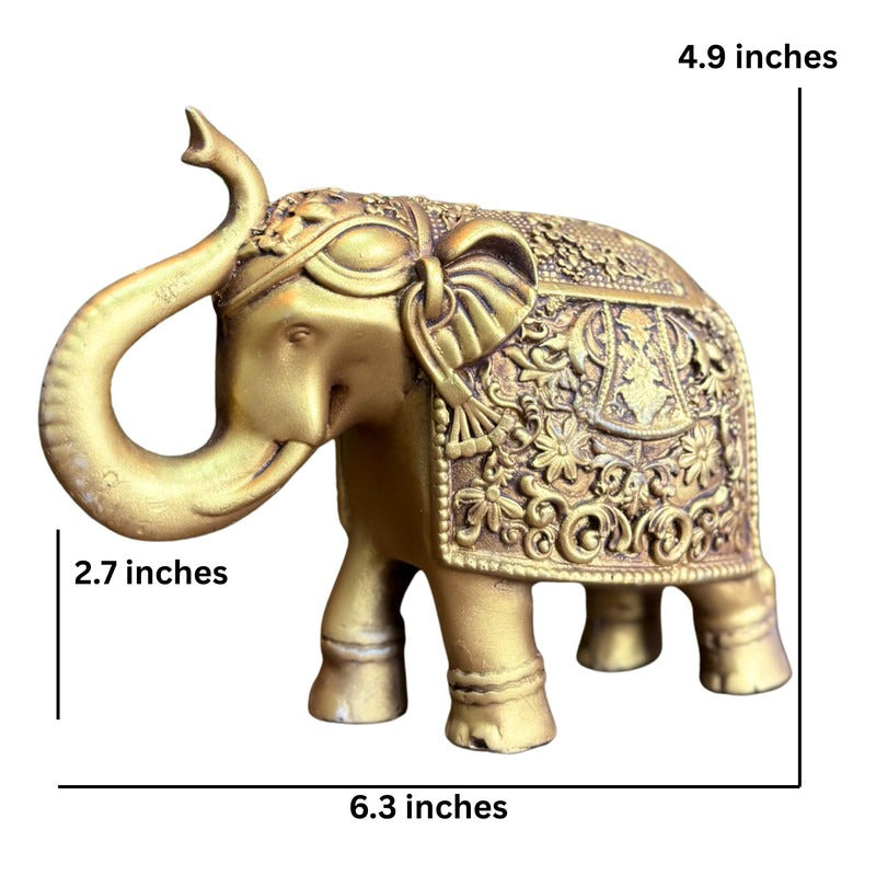Handcrafted Resin Elephant Figurine |