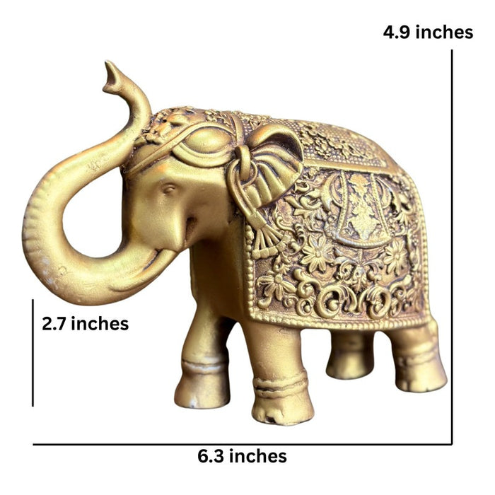 Handcrafted Resin Elephant Figurine |