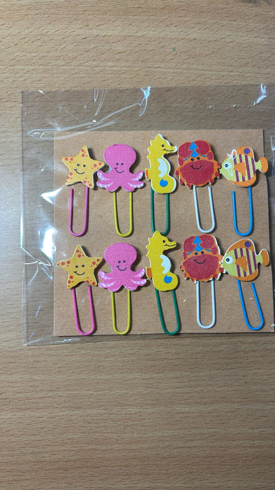 Wonderland set of 10 Paper Clips|Decorative Paper Clips - Perfect for Planners, Diaries, and Crafts