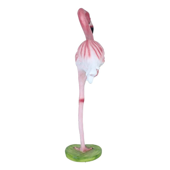 Set of 2 Pink Flamingo Garden Statues – Weather-Resistant Outdoor Resin Sculptures for Lawn, Patio, and Backyard Decor