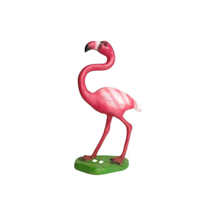 Set of 2 Pink Flamingo Garden Statues – Weather-Resistant Outdoor Resin Sculptures for Lawn, Patio, and Backyard Decor