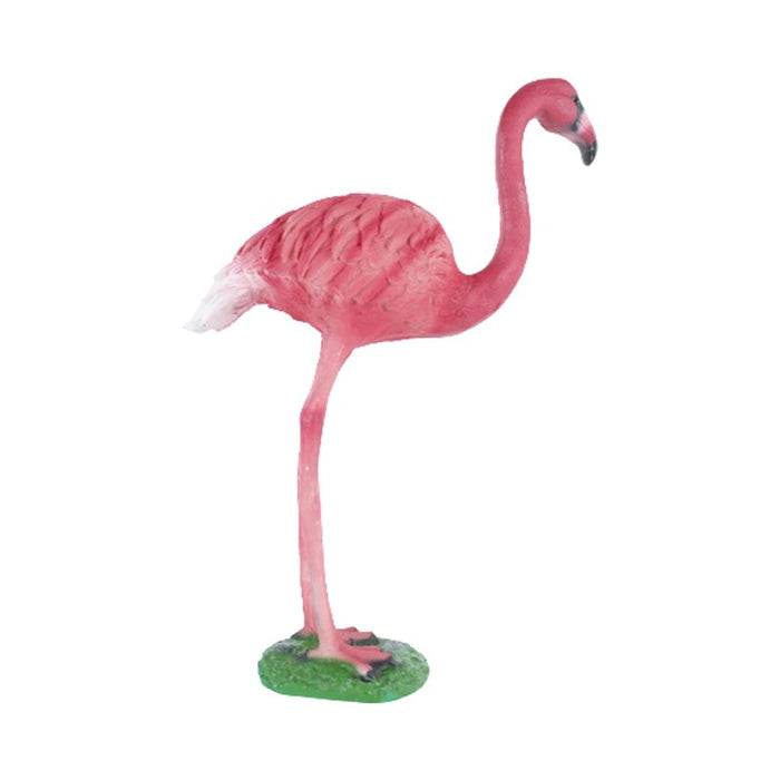 Vibrant Flamingo Garden Statues - Set of 2 Decorative Pink and White Lawn Ornaments