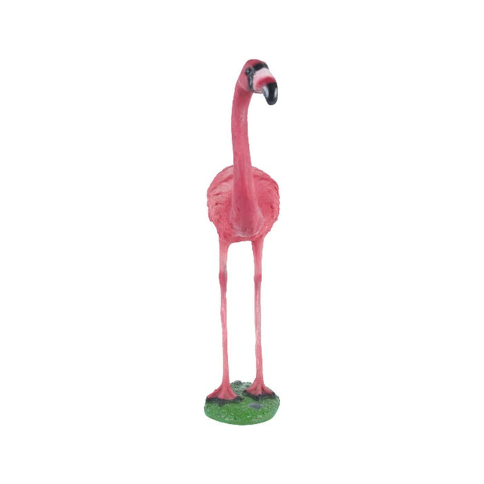 Vibrant Flamingo Garden Statues - Set of 2 Decorative Pink and White Lawn Ornaments