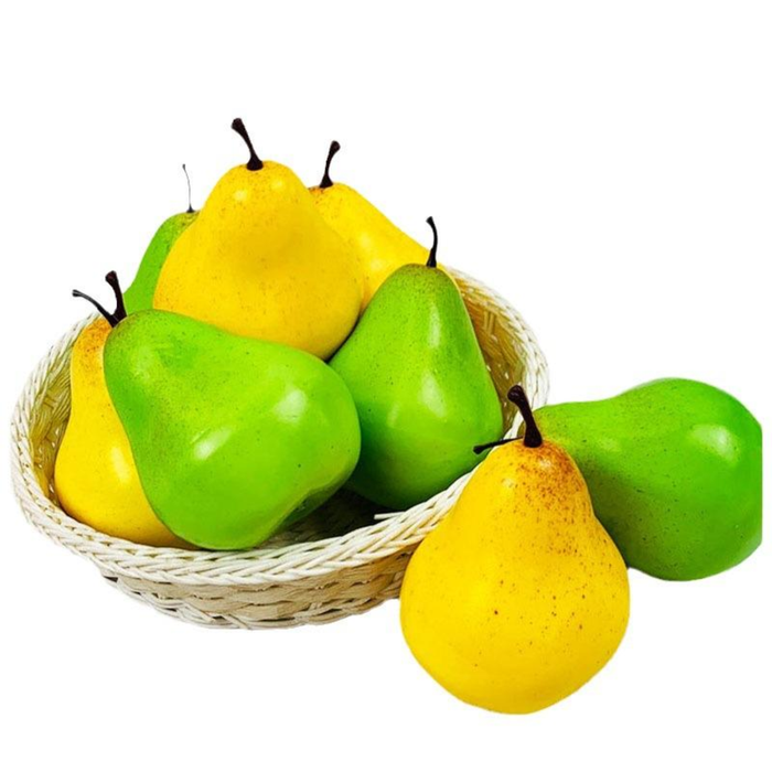  Set of 6 Artificial Pears