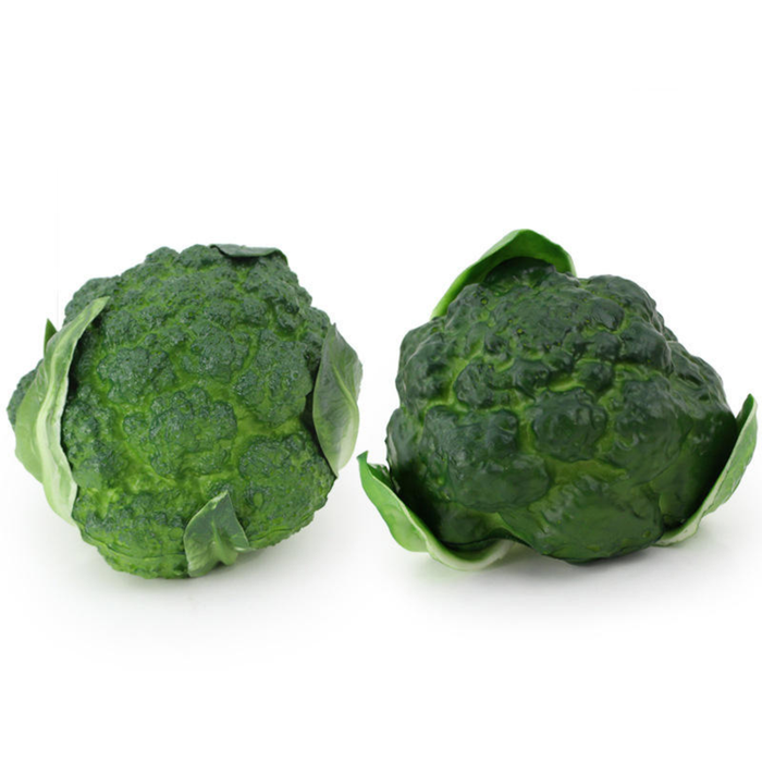 Set of 2 Lifelike Faux Vegetable Decor for Home, Kitchen Display, Photography Props, and Educational Use