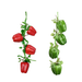  Pack of 2 Artificial Bell Pepper/Capsicum Hanging Strings 