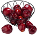  6-Piece Life-Like Artificial Red Delicious Apples -