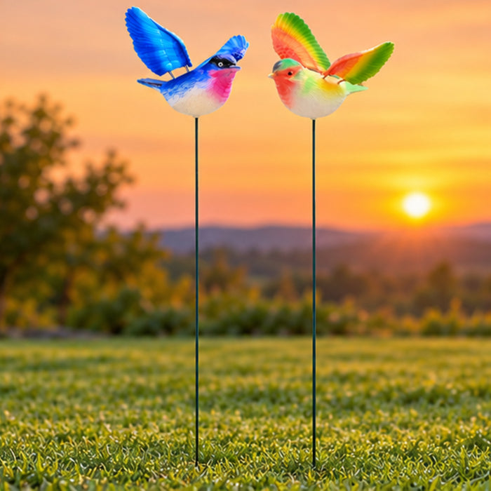Flying Songbird Garden Stakes – Set of 2 or Set of 4