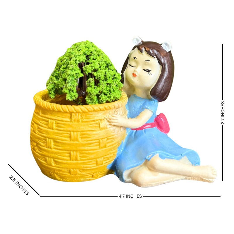Dream Girl Succulent Plant Pot for Home Decor