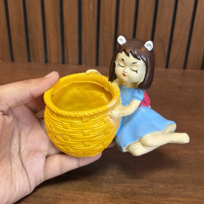 Dream Girl Succulent Plant Pot for Home Decor