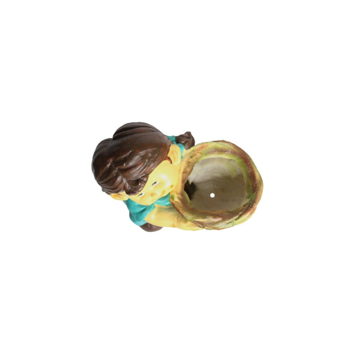 Girl with Pot (Standing) Planter, planters for Garden pots and planters, Home Decor, Garden Decor, Garden pots for Balcony Decoration, Kids Room, Gift