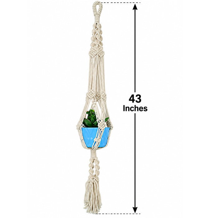 ( Pack of 2) Macrame Plant Hangers