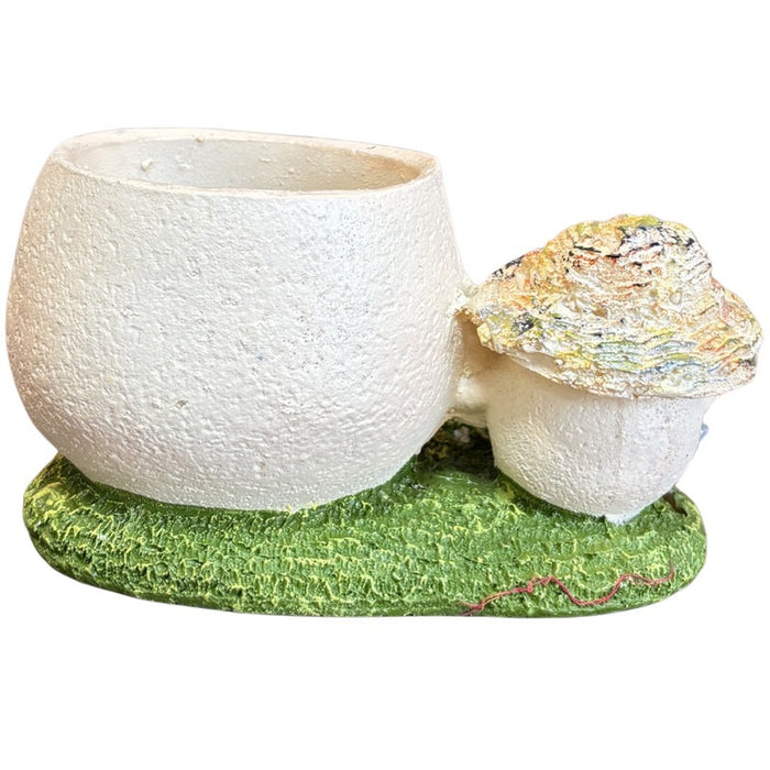 Cute Smile Face Planter Pot with Drainage Hole