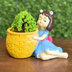 Dream Girl Succulent Plant Pot for Home Decor