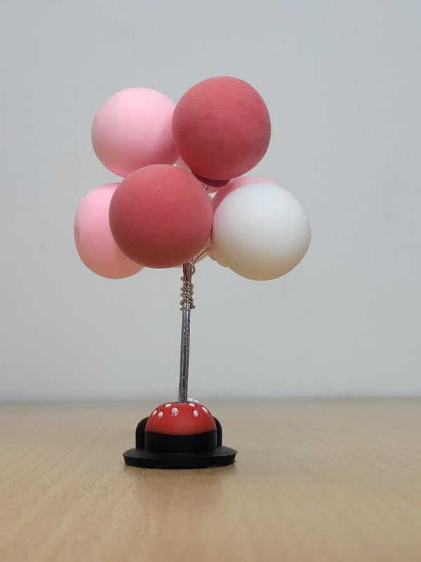 Mini Balloon Toppers | Colorful Balloon Miniature for Cake Decoration | 002 (Set of 1)