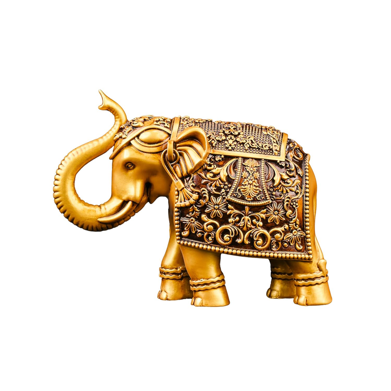 Handcrafted Resin Elephant Figurine |