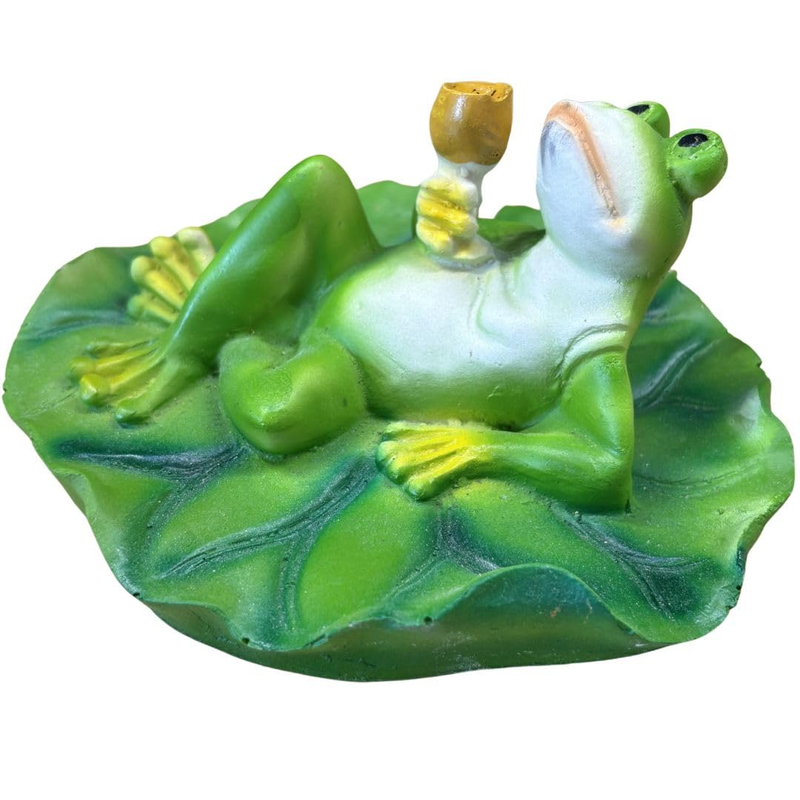  Frog with Glass Statue