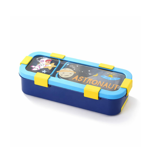  Kids- 600 ml Lunch Box 304 ss Stainless Steel Astronaut Design Tiffin Box (price per pc)|Leak-Proof Tiffin Box for Kids | Premium School and Picnic Lunch Box