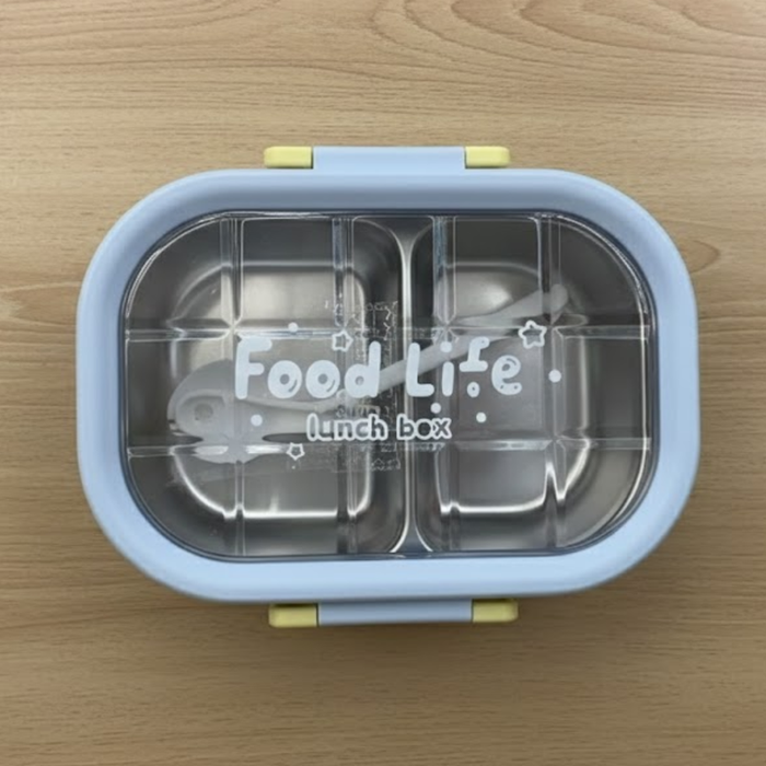 Kids- 850 ml Lunch SS Box Stainless Steel 