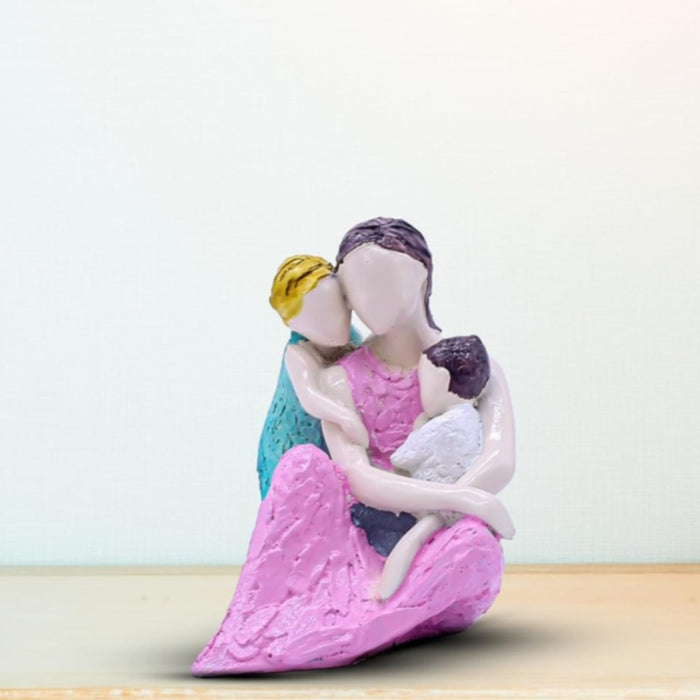 Hand-Painted Motherhood Figurine –