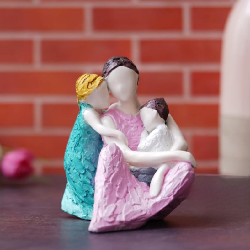 Hand-Painted Motherhood Figurine –