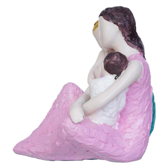 Hand-Painted Motherhood Figurine –