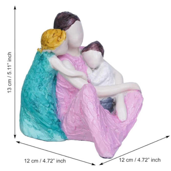 Hand-Painted Motherhood Figurine –