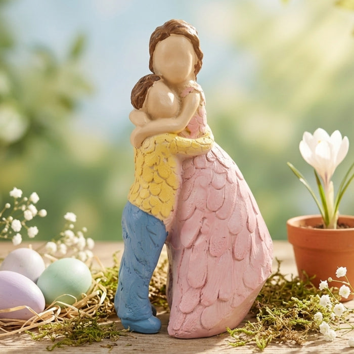 Hand-Painted Sibling Bond Figurine