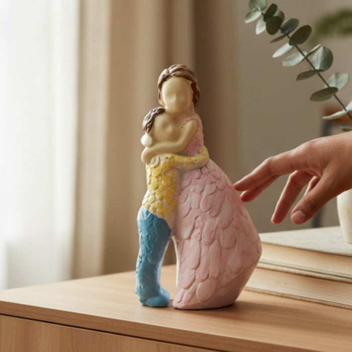 Hand-Painted Sibling Bond Figurine
