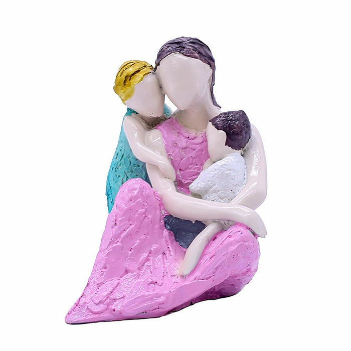 Hand-Painted Motherhood Figurine –