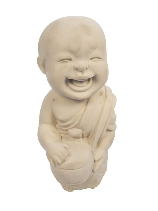 Set of 2 Standing Monk Statues | Material Resin | Height 13 Inch | Buddha Statue, Monk Statue, Garden Statue, Outdoor Decor, Resin Decor | Feng Shui Items, Zen Garden