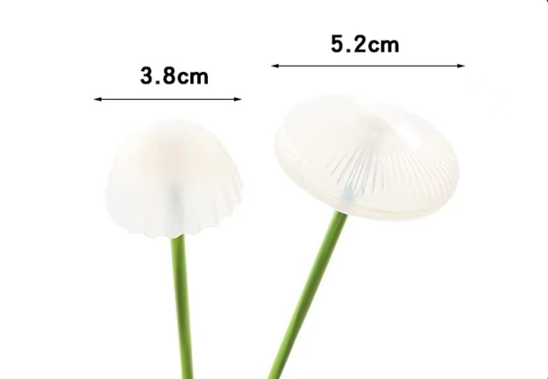 Solar Swaying Mushroom Garden Lights – 2 Pack | Waterproof LED Outdoor Firefly Path Lights for Yard, Patio, and Landscape Decoration